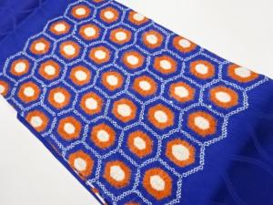 絞り亀甲模様名古屋帯